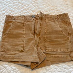 American Eagle Outfitters Brown Corduroy Women Shorts